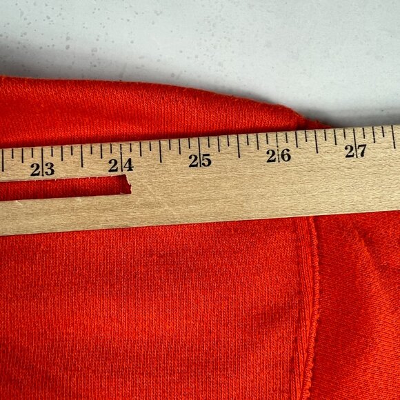 Y2K Illinois Fighting Illini Sweatshirt Adult Extra Extra Large Orange Hoodie - Picture 13 of 13